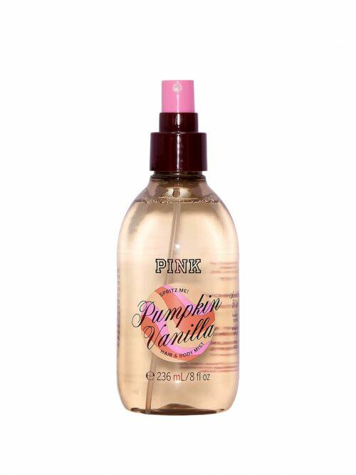 PINK- PUMPKIN VANILLA HAIR AND BODY MIST