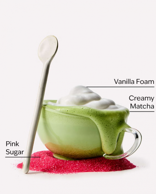 BATH & BODY WORKS- PINK MATCHA LATTE BODY WASH