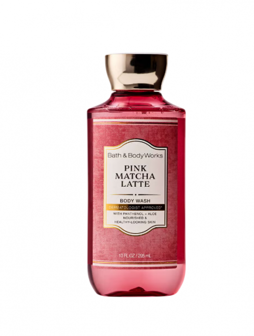 BATH & BODY WORKS- PINK MATCHA LATTE BODY WASH