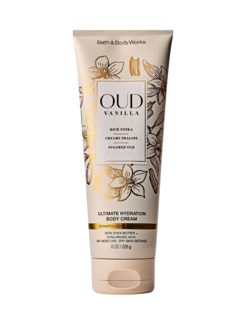 BATH & BODY WORKS-OUD VANILLA BODY CREAM