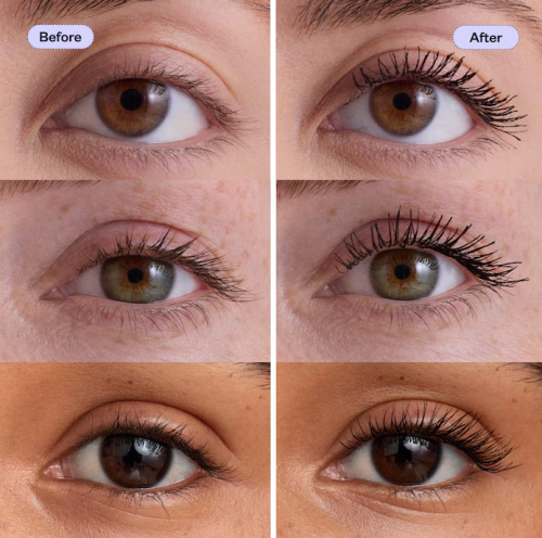 KOSAS- MINI SOULGAZER LENGTHENING MASCARA + LASH SERUM IN 1 FOR SENSITIVE EYES