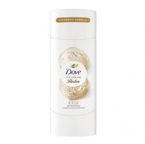 DOVE BEAUTY- ICE CREAM PARLOR ANTIPERSPIRANT & DEODORANT STICK - COCONUT VANILLA