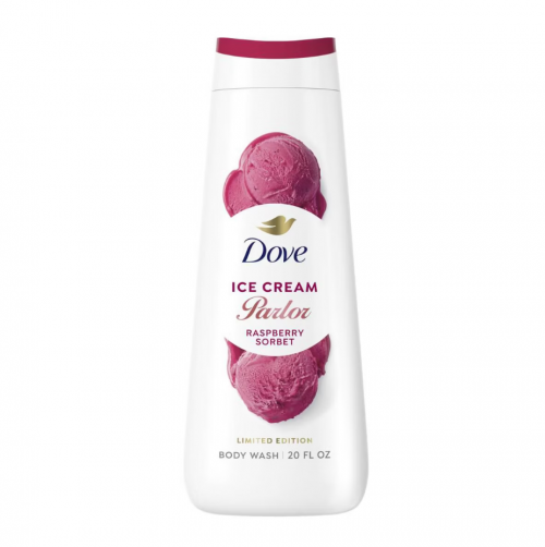 DOVE BEAUTY- ICE CREAM PARLOR BODY WASH - RASPBERRY SORBET