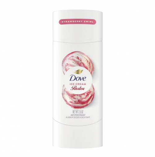 DOVE BEAUTY- ICE CREAM PARLOR ANTIPERSPIRANT & DEODORANT STICK - STRAWBERRY