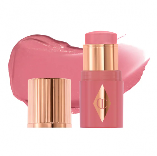 CHARLOTTE TILBURY- MINI UNREAL LIP + CHEEK GLOW BLUSH STICK WITH HYALURONIC ACID