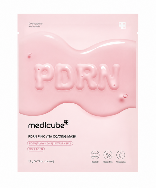 MEDICUBE- PDRN PINK VITA COATING FACE MASK