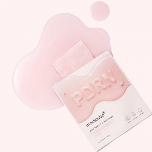 MEDICUBE- PDRN PINK VITA COATING FACE MASK