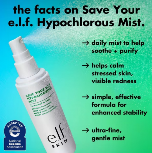E.L.F. SKIN- SAVE YOUR E.L.F. HYPOCHLOROUS MIST
