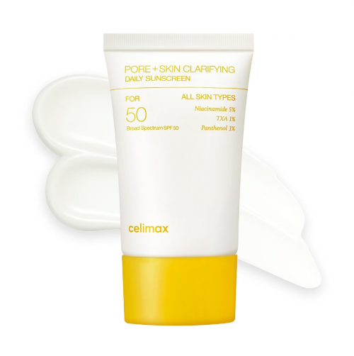 CELIMAX- PORE + SKIN CLARIFYING DAILY SUNSCREEN SPF 50 BROAD SPECTRUM