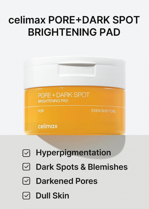 CELIMAX- PORE + DARK SPOT BRIGHTENING PADS- 80 PADS
