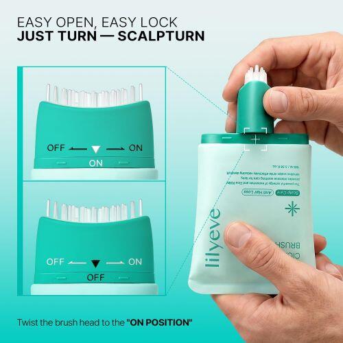 LILYEVE- SCALPTURN CICA PDRN SCALP SERUM WITH BUILT-IN BRUSH