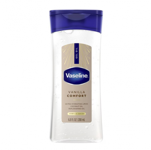 VASELINE- COMFORT MOISTURIZING GEL BODY OIL- VANILLA