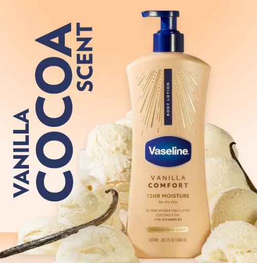 VASELINE- COMFORT BODY LOTION - VANILLA