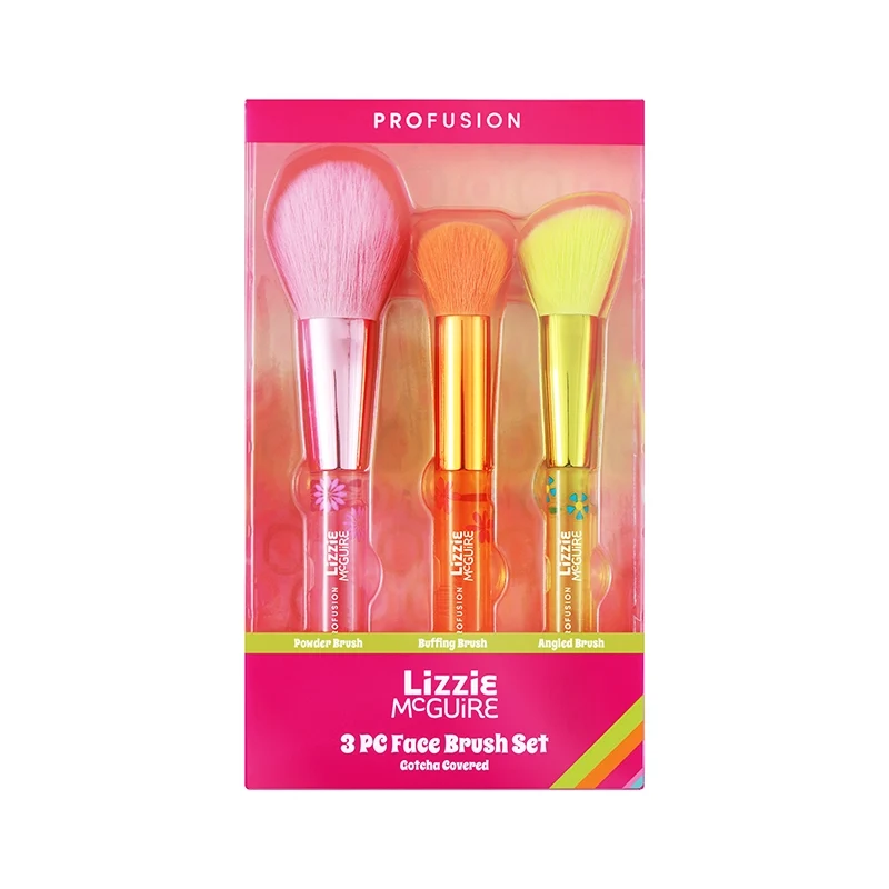 Profusion Cosmetic - Lizzie McGuire | Gotcha Covered 3 PC Face Brush Set