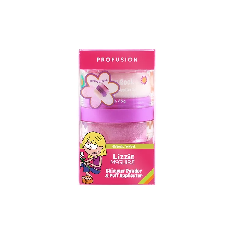 Profusion Cosmetic - Lizzie McGuire | Oh Yeah, I'm Cool. Shimmer Powder & Puff Applicator