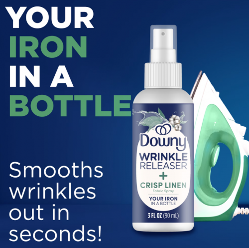 DOWNY- WRINKLE RELEASER AND REFRESHER FABRIC SPRAY- CRISP LINEN SCENT