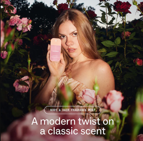 TOUCHLAND- BLUSH ROSE GLOW ESSENCE BODY & HAIR FRAGRANCE MIST