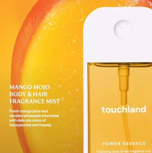 TOUCHLAND- MANGO MOJO POWER ESSENCE BODY & HAIR FRAGRANCE MIST