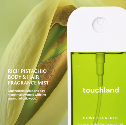 TOUCHLAND- RICH PISTACHIO POWER ESSENCE BODY & HAIR FRAGRANCE MIST