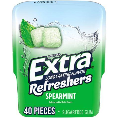 WRIGLEY?S EXTRA REFRESHERS SPEARMINT SUGAR-FREE GUM - 40CT