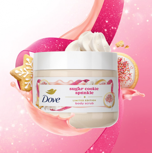 DOVE LIMITED EDITION- HOLIDAY TREATS BODY SCRUB SUGAR COOKIE SPRINKLE