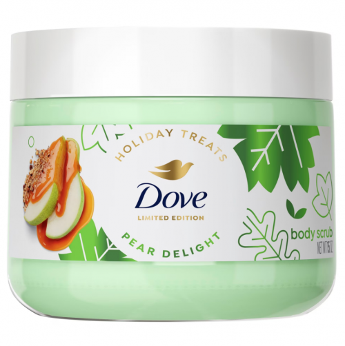 DOVE LIMITED EDITION- HOLIDAY TREATS BODY SCRUB PEAR DELIGHT