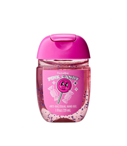 BATH & BODY WORKS - PINK CANDY POCKETBAC HAND SANITIZER