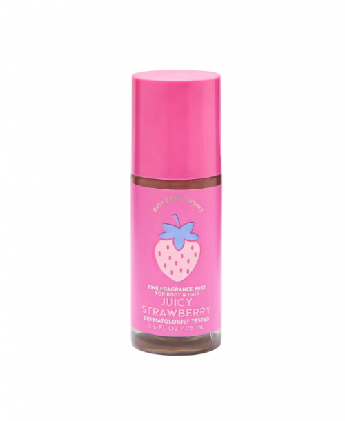 BATH & BODY WORKS - JUICY STRAWBERRY TRAVEL SIZE FINE FRAGRANCE MIST