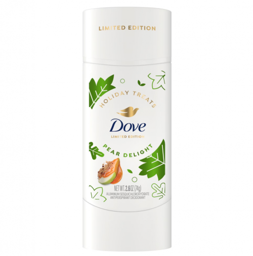 DOVE LIMITED EDITION- TREATS ANTIPERSPIRANT DEODORANT PEAR DELIGHT