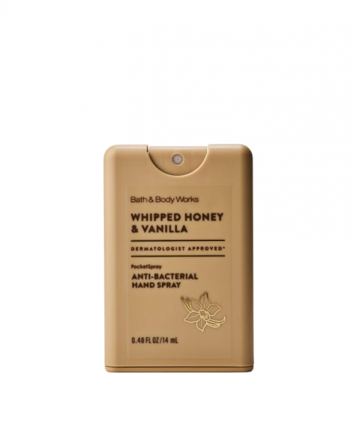 BATH BODY WORKS - WHIPPED HONEY & VANILLA POCKETSPRAY HAND SANITIZER