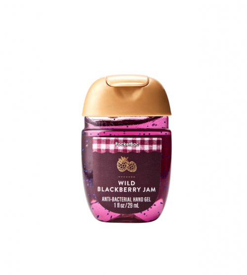 BATH & BODY WORKS- WILD BLACKBERRY JAM POCKETBAC HAND SANITIZER