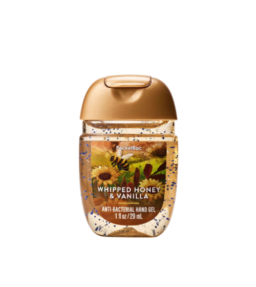 BATH & BODY WORKS- WHIPPED HONEY & VANILLA POCKETBAC HAND SANITIZER