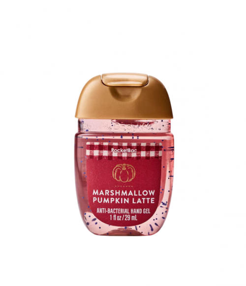 BATH & BODY WORKS-  MARSHMALLOW PUMPKIN LATTE POCKETBAC HAND SANITIZER