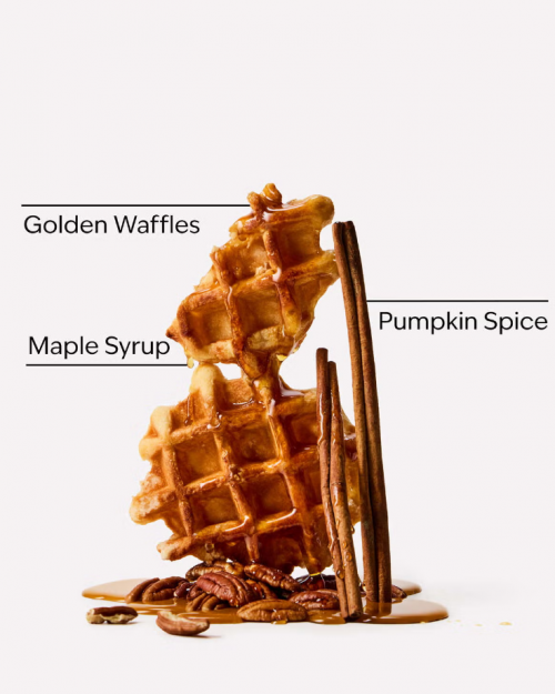 BATH & BODY WORKS - PUMPKIN PECAN WAFFLES CANDLE 411G