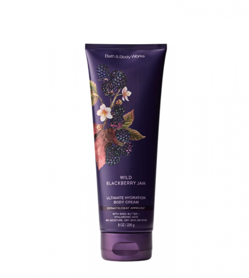 BATH & BODY WORKS- WILD BLACKBERRY JAM BODY CREAM