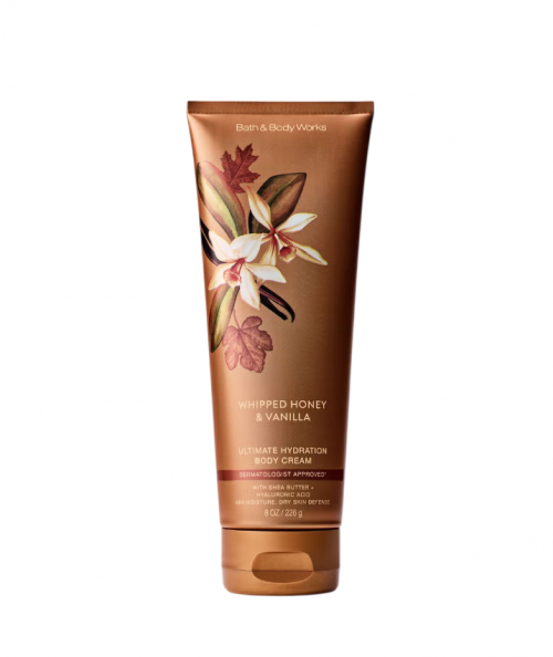 BATH & BODY WORKS- WHIPPED HONEY & VANILLA BODY CREAM