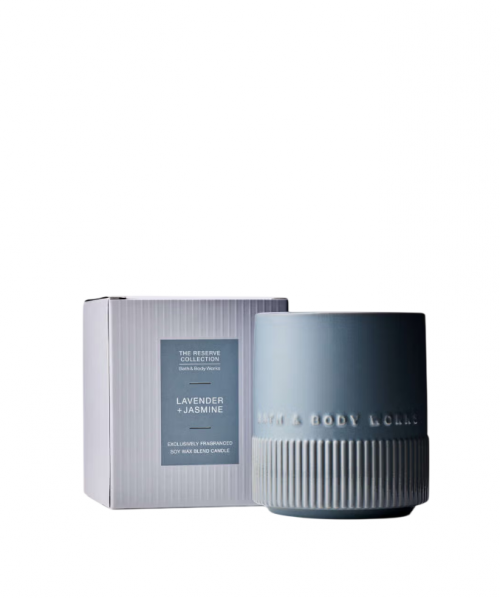 BATH & BODY WORKS- LAVENDER + JASMINE CANDLE 227G