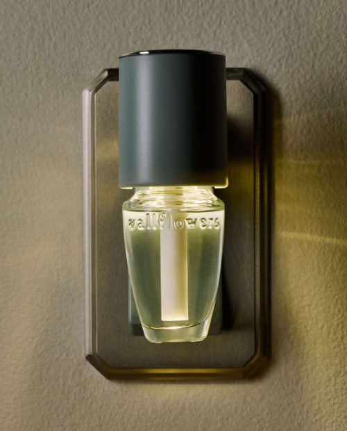 BATH & BODY WORKS- LIGHT BLUE CYLINDER SCENT CONTROL NIGHTLIGHT WALLFLOWERS FRAGRANCE PLUG