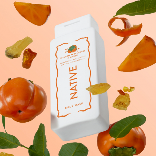 NATIVE- FALL COLLECTION BODY WASH-GOLDEN PERSIMMON & AMBER