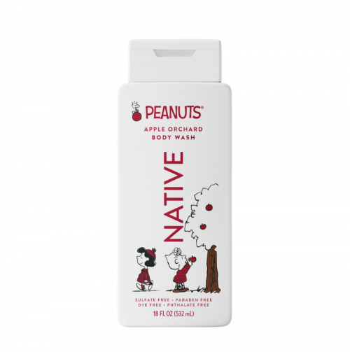 NATIVE- FALL PEANUTS COLLAB BODY WASH- APPLE ORCHARD