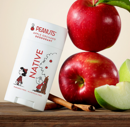 NATIVE- FALL PEANUTS COLLAB SOLID DEODORANT -APPLE ORCHARD