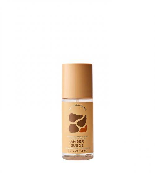 BATH & BODY WORKS - AMBER SUEDE TRAVEL SIZE FINE FRAGRANCE MIST
