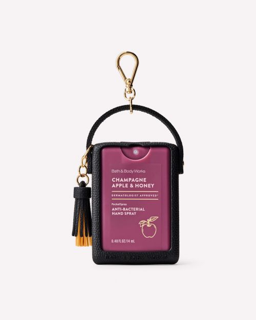 BATH & BODY WORKS - TEXTURED HOLDER WITH STRAP POCKETSPRAY HOLDER