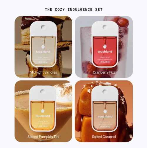 TOUCHLAND- SPECIAL EDITION COZY INDULGENCE HAND SANITIZER 4-SET