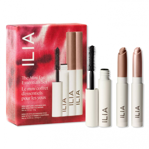 ILIA- THE MINI EYE ESSENTIALS SET - LONG-WEAR MASCARA & EYESHADOW GIFT SET