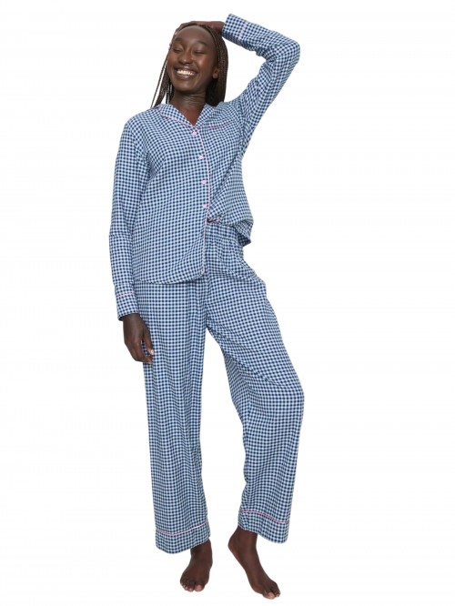 PRIMARK - PURE COTTON FLANNEL BOYFRIEND PAJAMAS TAM S