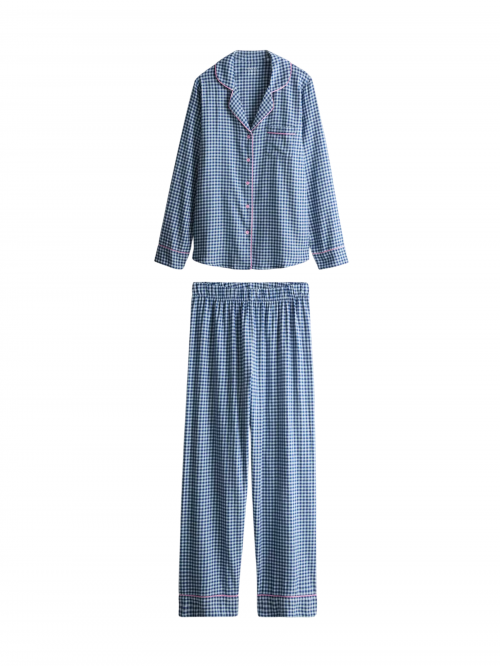 PRIMARK - PURE COTTON FLANNEL BOYFRIEND PAJAMAS TAM S
