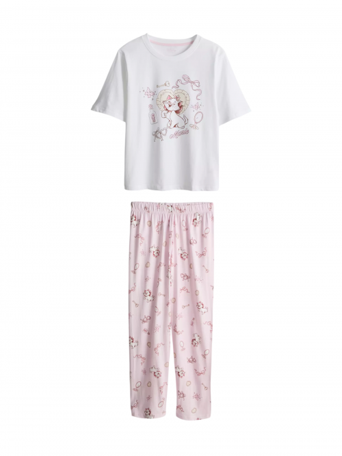 PRIMARK - DISNEY THE ARISTOCATS MARIE GRAPHIC PIJAMAS TAM M