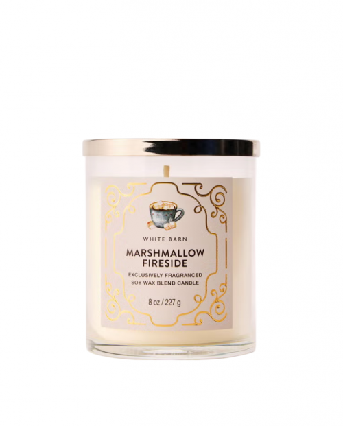 BATH BODY WORKS - MARSHMALLOW FIRESIDE CANDLE 227G