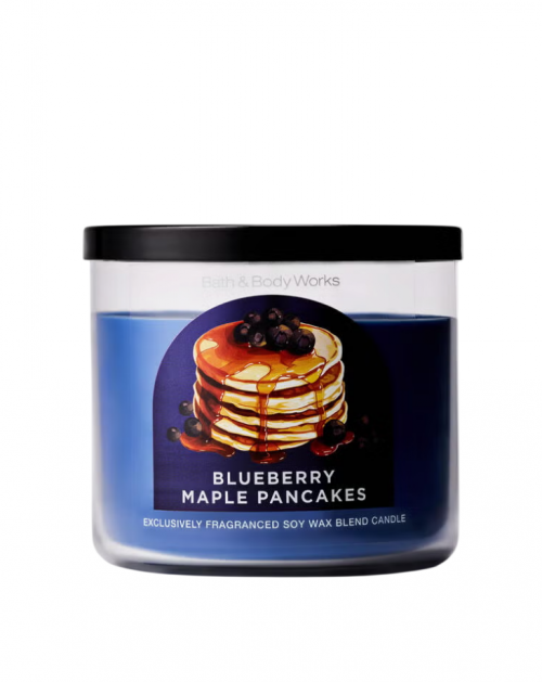 BATH & BODY WORKS - BLUEBERRY MAPLE PANCAKES CANDLE 411G
